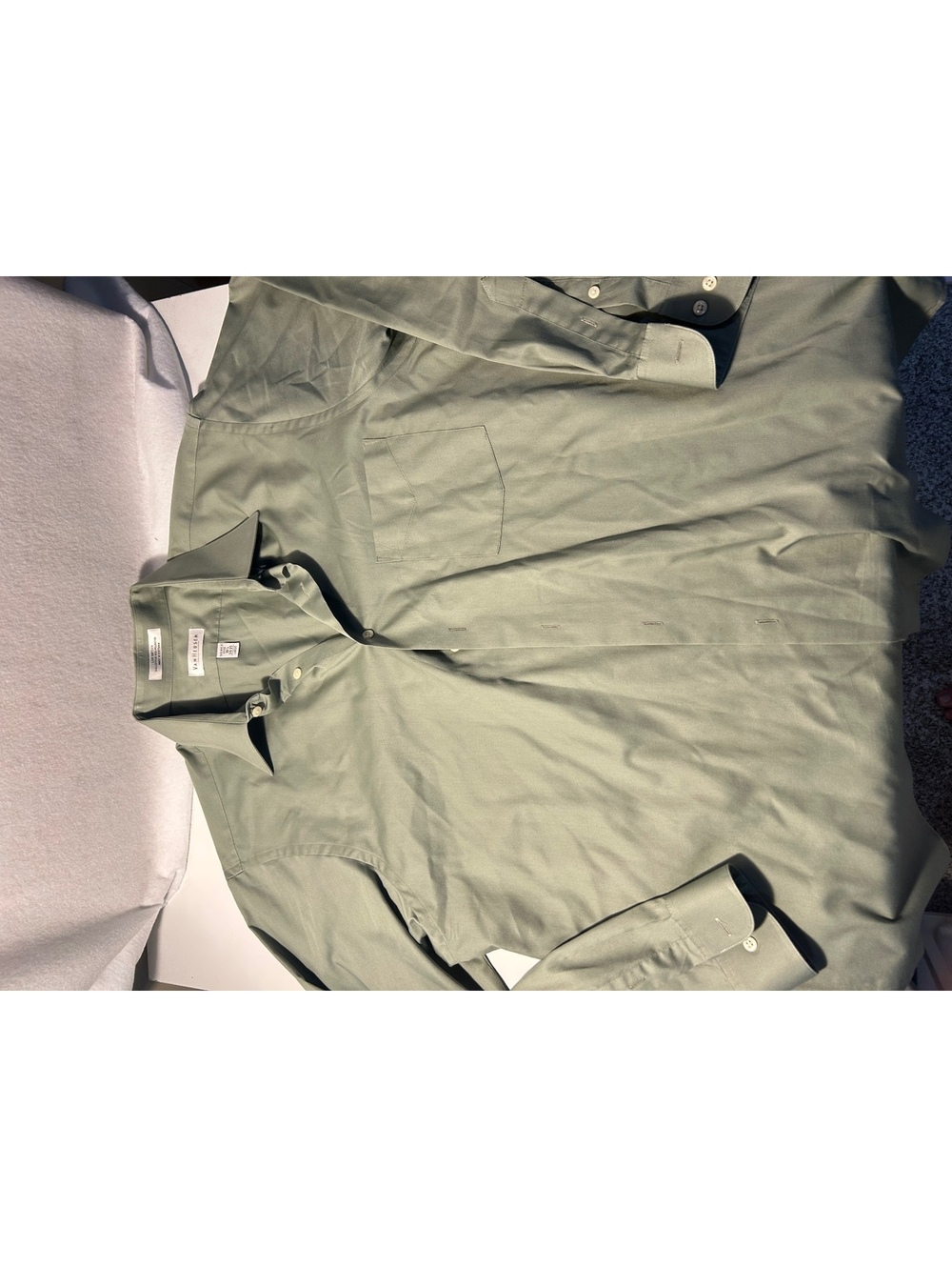 Lot of 2 Van Heusen Button Up Shirts